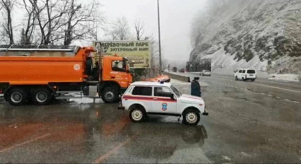В Туапсинском районе ввели ограничения на трассе