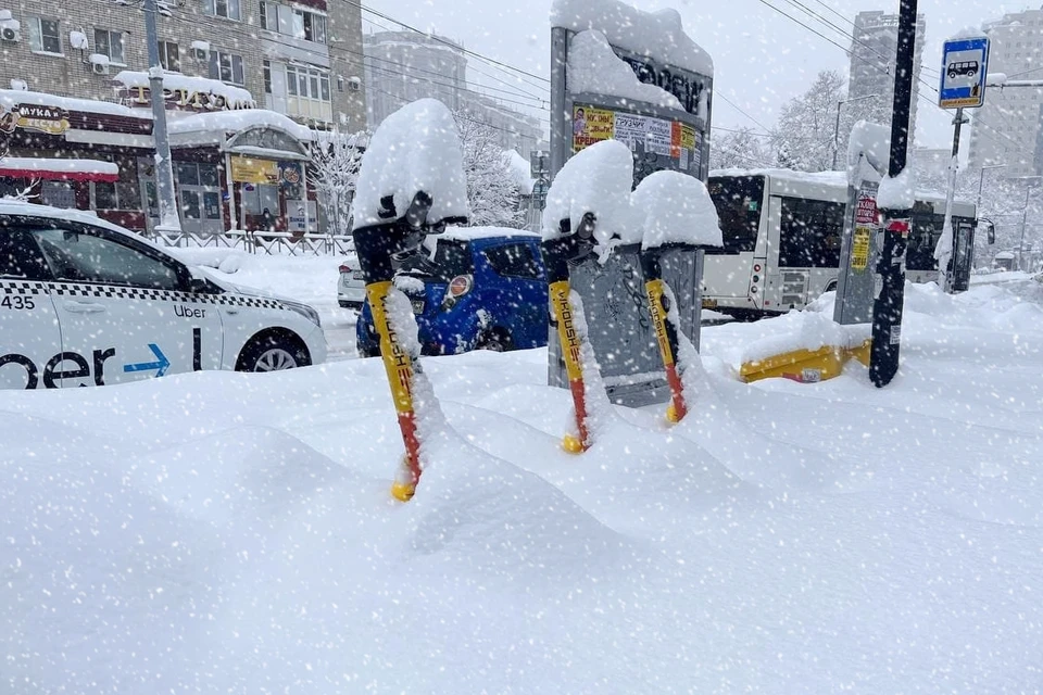 В ближайшие дни Краснодарский край продолжатся ливень и снег.