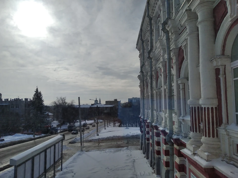 В регионе царит снежная зима