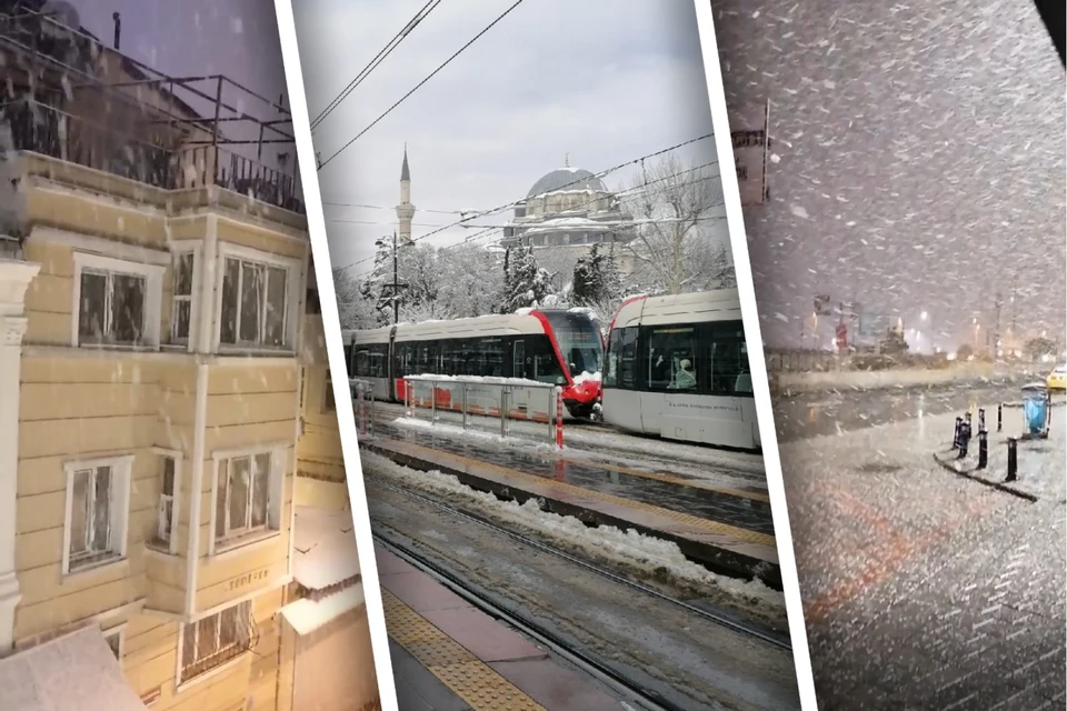 На Турцию обрушился небывалый снегопад Фото: читатель КП