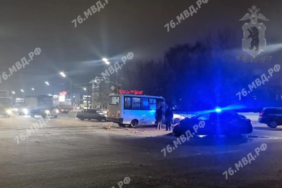 Авария произошла на улице Большая Федоровская