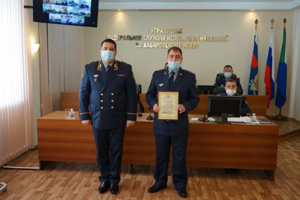 В уголовно-исполнительной системе Хабаровского края Илья Марченко несет службу с 2018 года