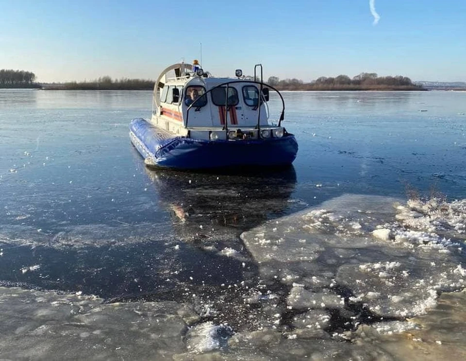 МЧС предупредило об опасности выхода на лёд в Нижегородской области. ФОТО: ГУ МЧС России по Нижегородской области