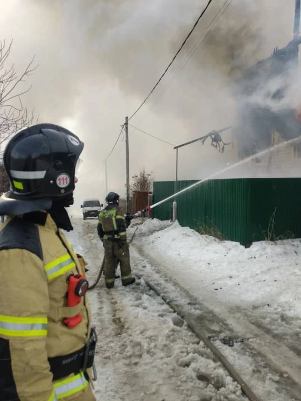 92-летняя женщина погибла на пожаре 27 февраля в Иркутске. Фото: МЧС России по Иркутской области