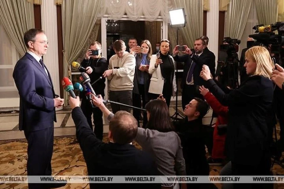 Владимир Мединский остается главным российским переговорщиком. Фото: БелТА