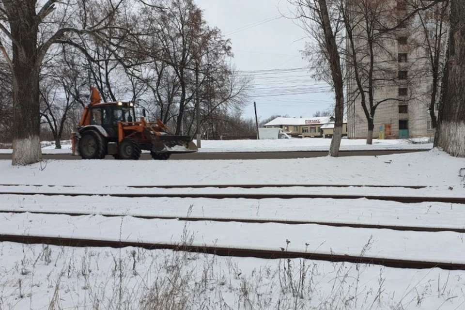 Из Курска зима уходить пока не собирается