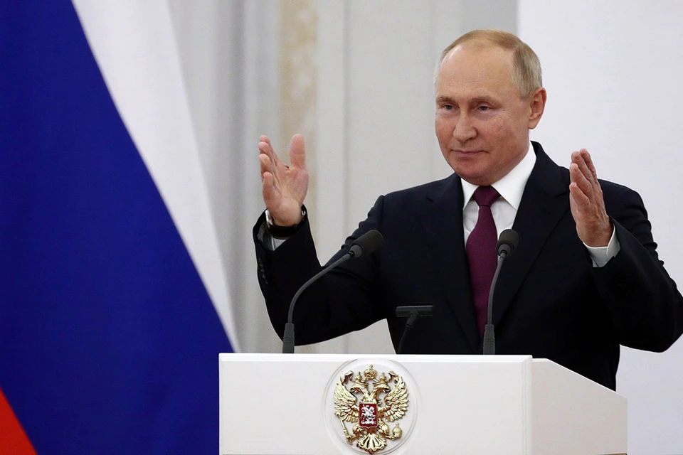 Путин заявил, что Россия полностью обеспечивает себя основными продуктами питания.