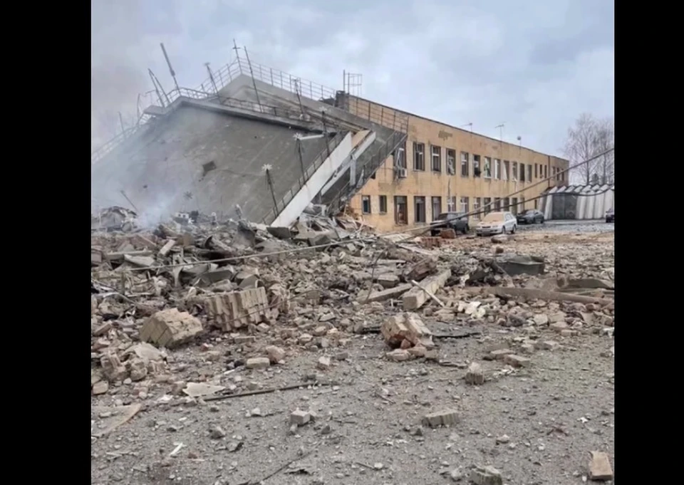 Разбомблен аэропорт украинской Винницы. Фото: скриншот видео