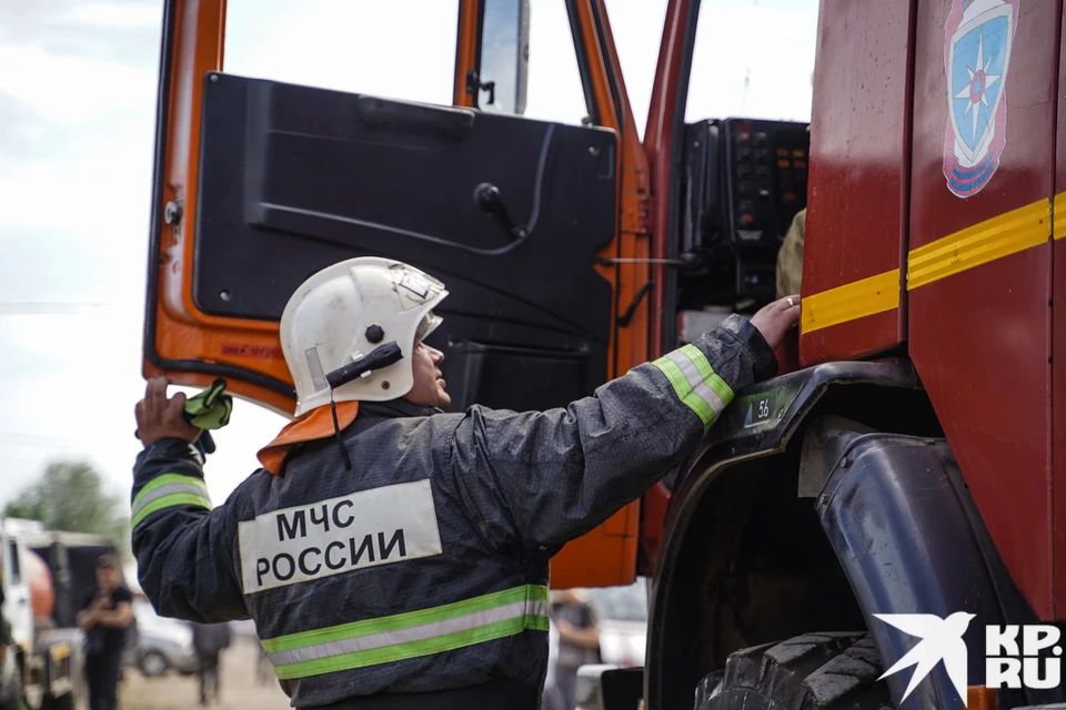Пожар удалось потушить в течение получаса