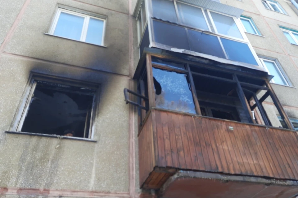 Пенсионерка сгорела на пожаре в четырехкомнатной квартире в Ангарске. Фото: ГУ МЧС России по Иркутской области