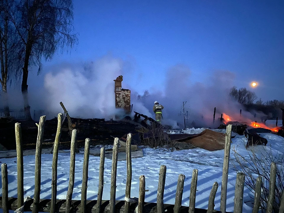 Возгорание могло произойти из-за поломки печи