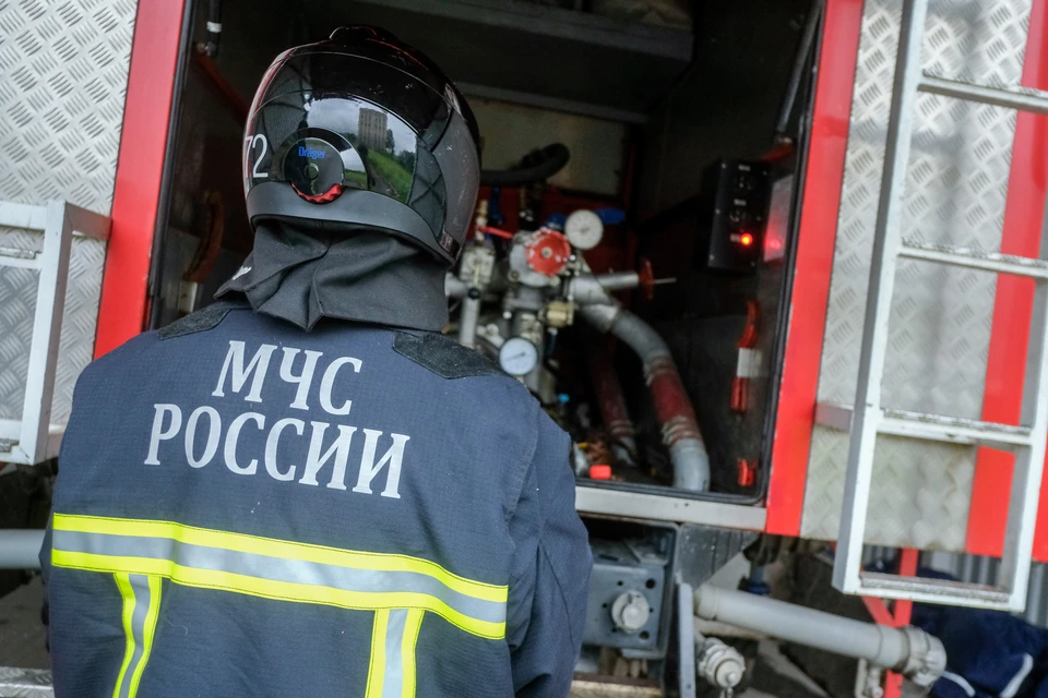 На Костюшко произошел пожар.