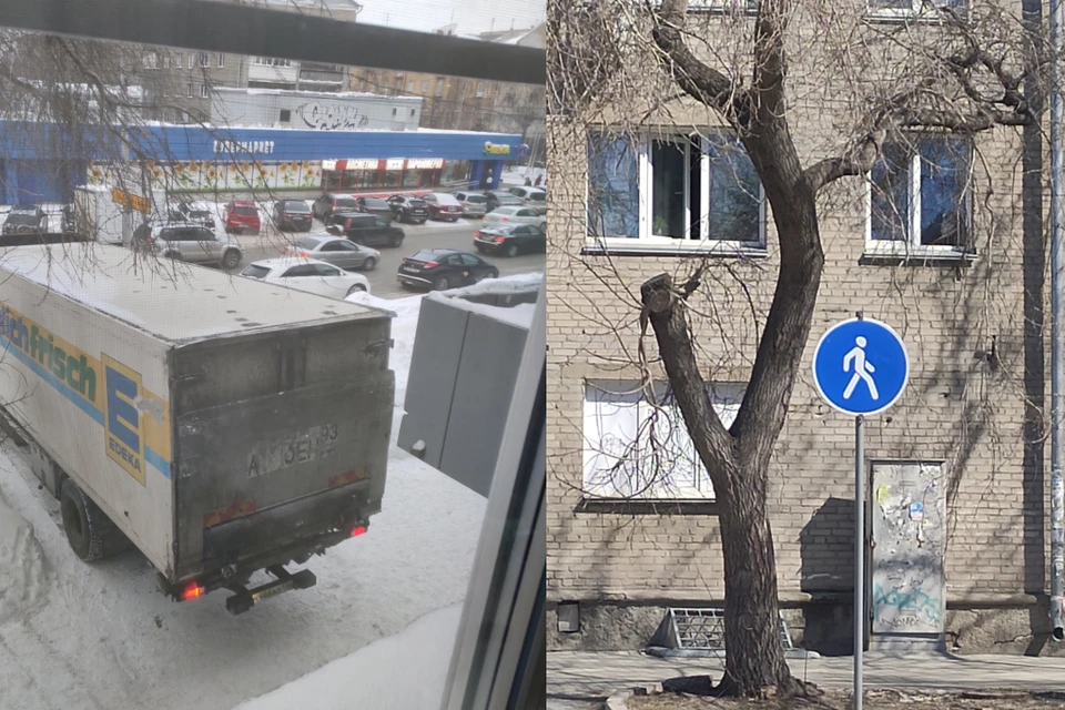 Соседка целый год снимала разгрузку под окнами и писала в ГИБДД, пока там не установили знак. Фото: предоставлены Анастасией Бартош