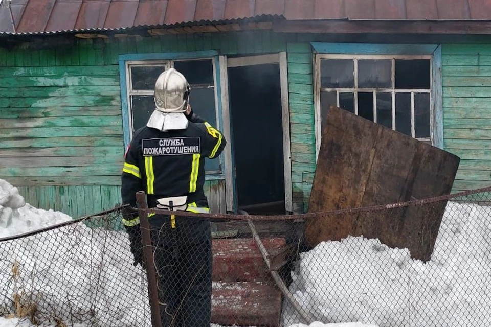 Причина пожара выясняется. Фото: МЧС по НСО