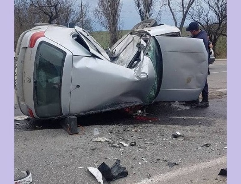 Автомобиль превратился в груду железа. Фото: полиция РМ