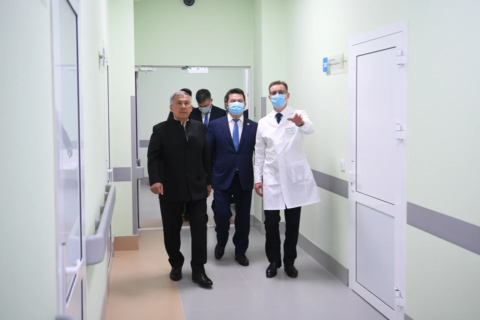 Диспансер сможет ежедневно принимать до 680 человек. Фото: пресс-служба президента Татарстана