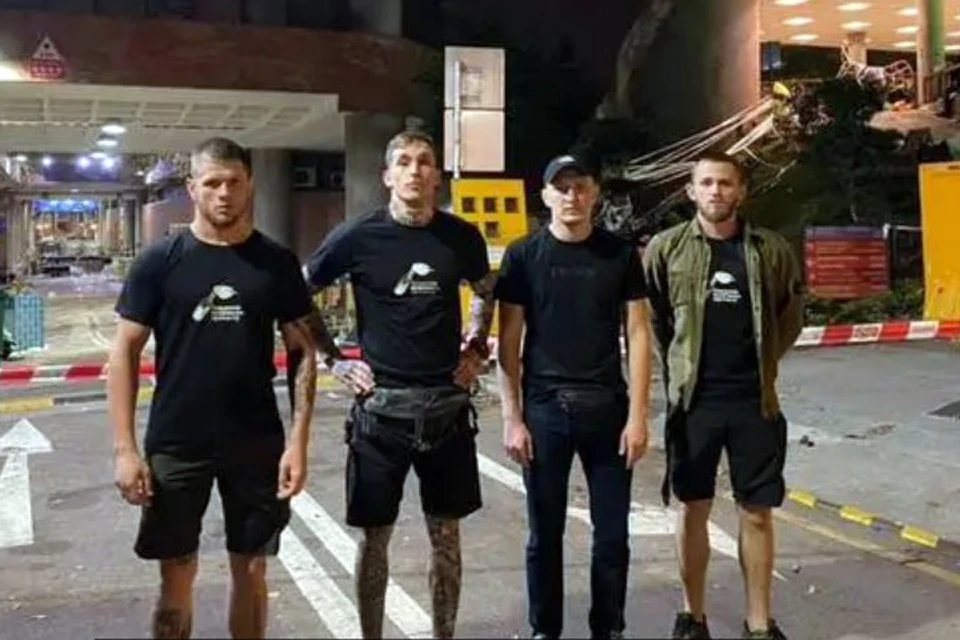 Члены украинского батальона в Гонконге