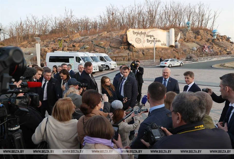 Александр Лукашенко совершает визит во Владивосток. Фото: БелТА.