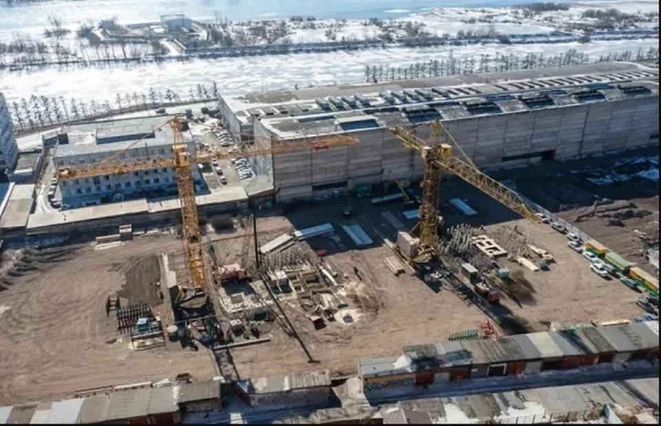 На месте планируемого «Красноярск-сити» «Сибиряк» начал продавать квартиры. Фото: СК "Сибиряк"
