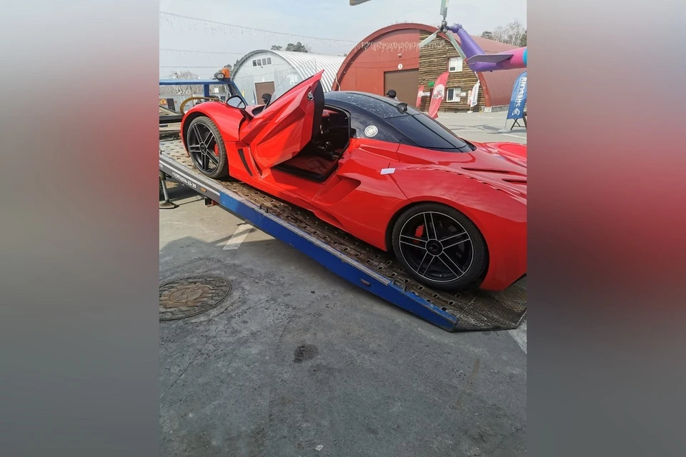 В Новосибирске спорткар Marussia арестовали за долг в 5,5 миллионов рублей. Фото: УФССП по НСО.