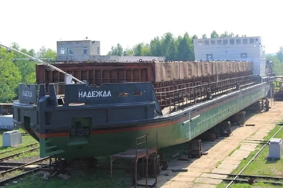 Пароход "Надежда" использовался в основном для перевозки грузов по Украине. Фото: РТУП "Белорусское речное пароходство"