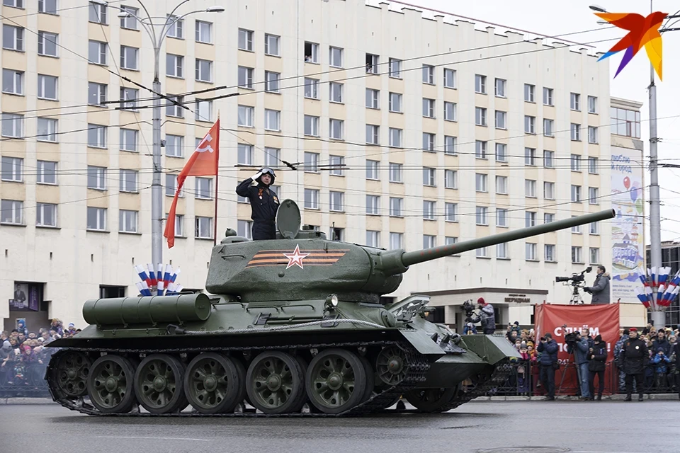 Возглавит колонну техники легендарный танк Т-34.