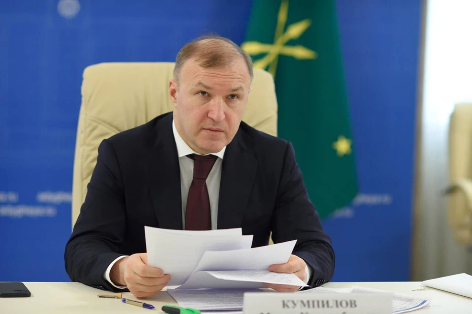 Глава Адыгеи Мурат Кумпилов поздравил жителей республики с 1 мая. Фото: https://t.me/muratkumpilov