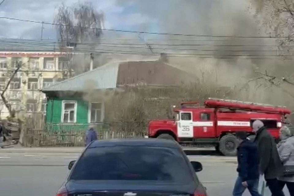 Фото с места происшествия: скрин с видео, предоставленного "КП" очевидцами.