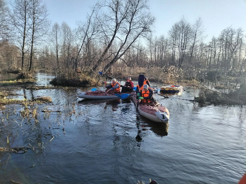 Туристы заплыли в тупик. Фото: поисково-спасательный отряд Ижевска