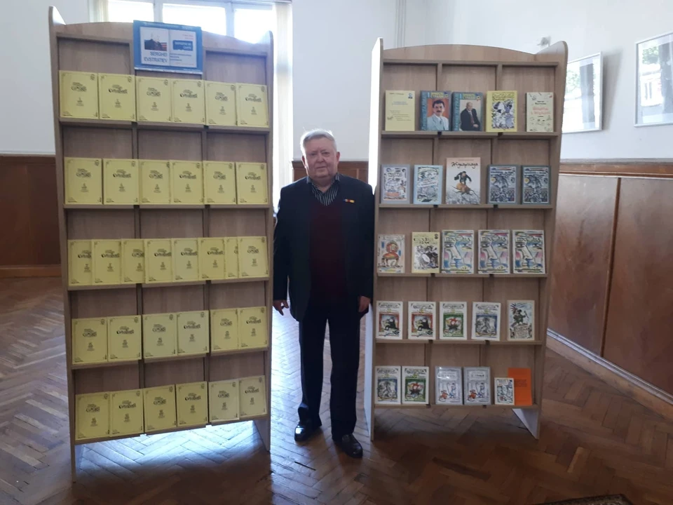 Сергей Евстратьев - автор 40 книг и вышло собрание сочинений сатирика №1 Молдовы.