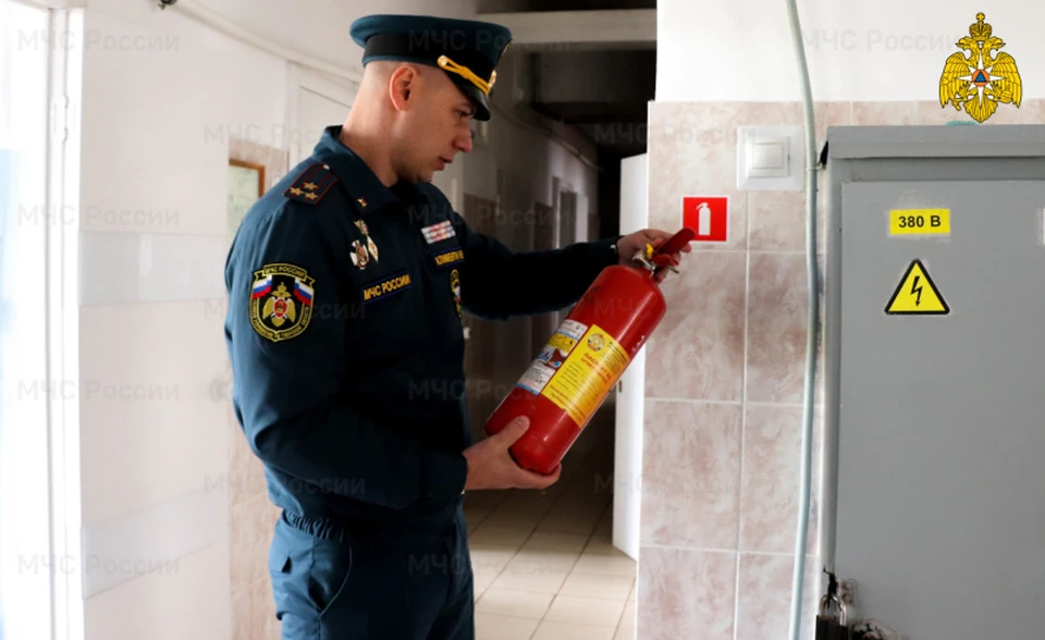 Сотрудники МЧС проводят инспекцию летних лагерей Фото: ГУ МЧС России по Тверской области