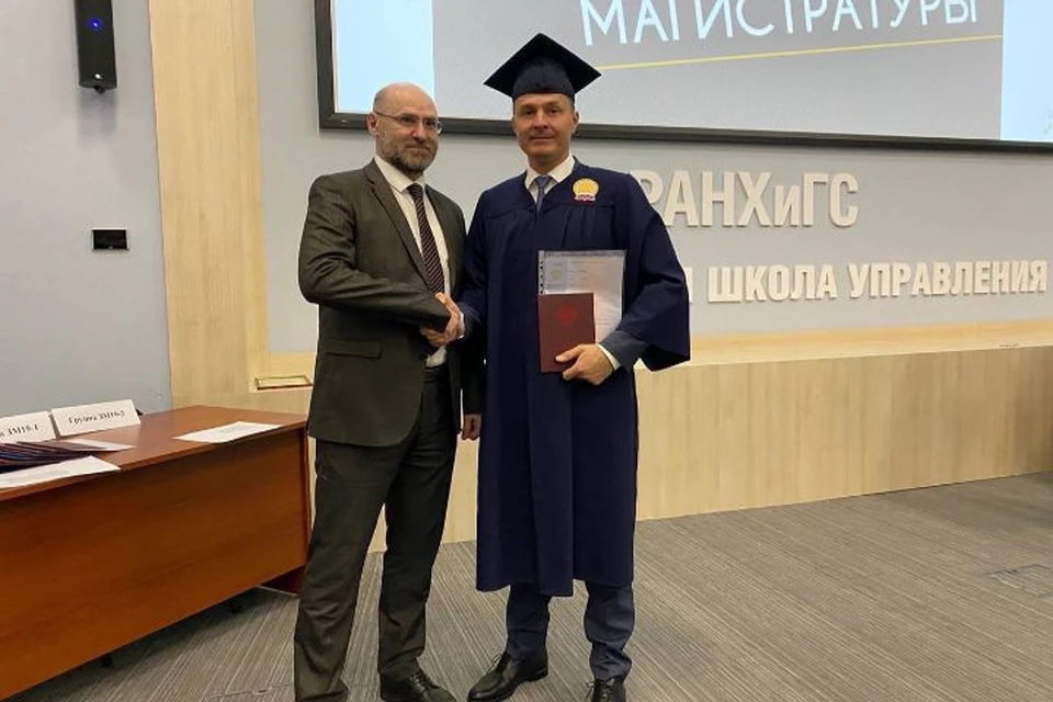 Владимир Волков стал магистром. ФОТО: страница Владимира Волкова ВКонтакте