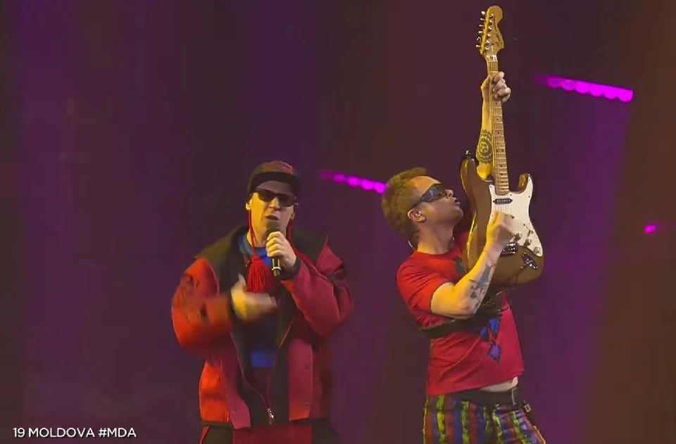 Молдавские музыканты - одни из лучших на "Евровидении". Фото: скриншот видео