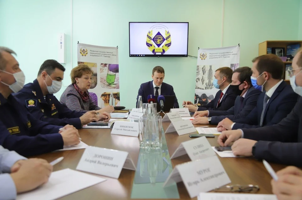 Павел Малков пообщался с ректорами рязанских университетов и институтов. Фото: правительство Рязанской области.
