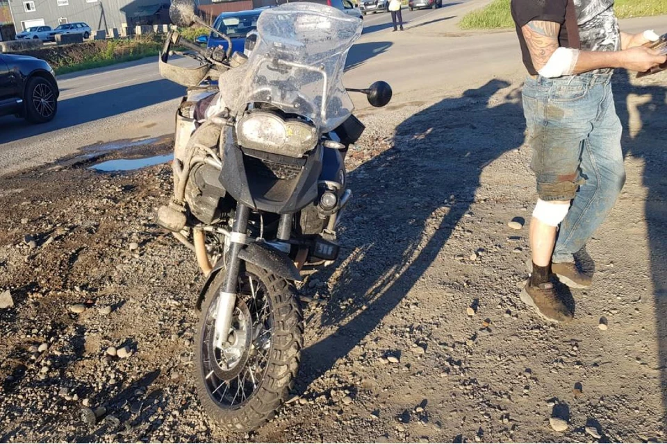 Три человека пострадали в двух авариях с мотоциклистами в Иркутске и Иркутском районе