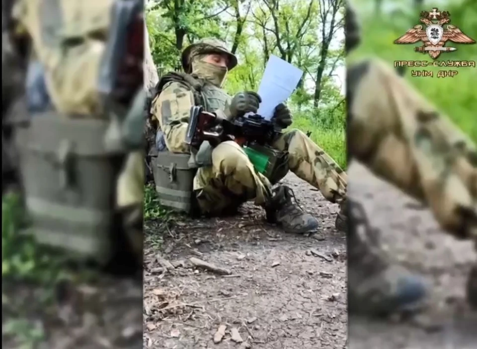 Российские бойцы в ДНР и ЛНР получили письма ульяновских школьников