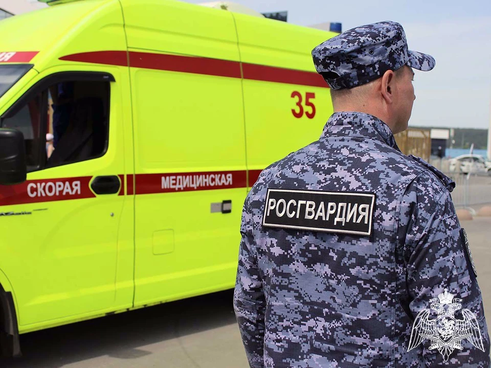 В Новокузнецке задержали пациента, напавшего на фельдшера скорой помощи. Фото: Росгвардия по Кузбассу.