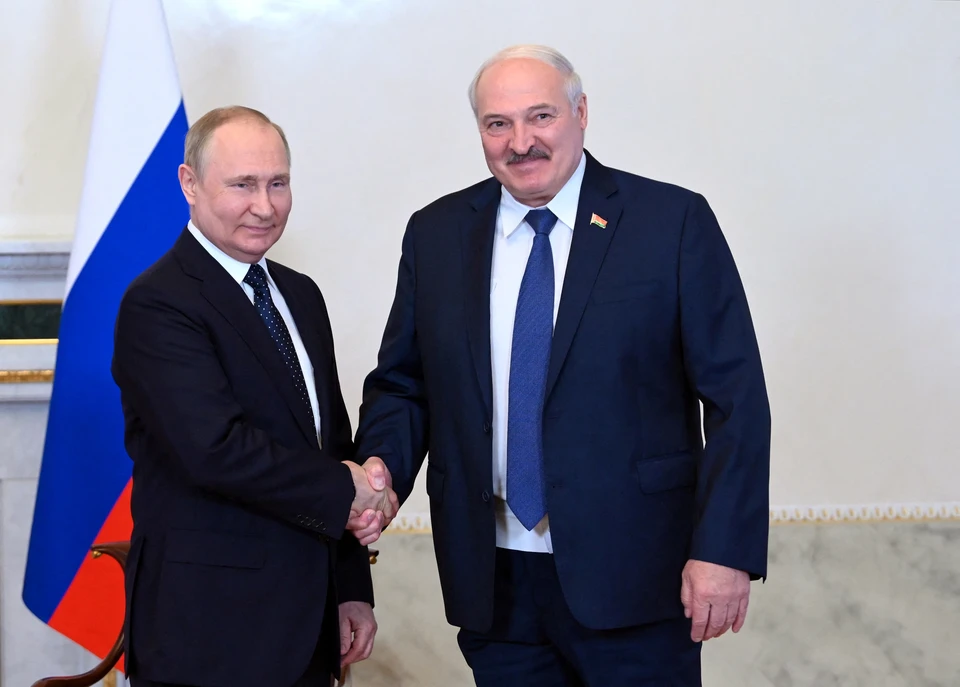 Владимир Путин и Александр Лукашенко
