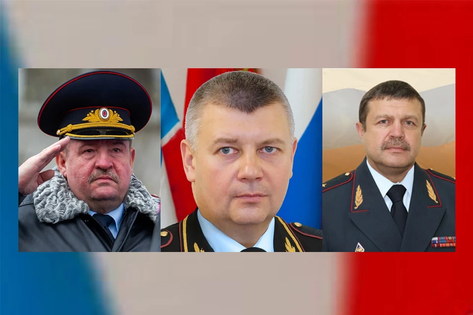 Генерал Умнов, генерал Семенов и генерал Абакумов задержаны Фото: МВД/Олег Золото