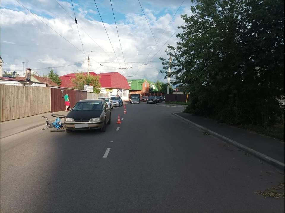 В ДТП пострадал велосипедист
