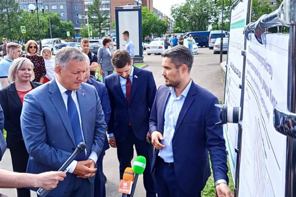 В Братске благоустраивают сквер, улицу и создают велопешеходную дорожку. Фото: Пресс-служба правительства Иркутской области.