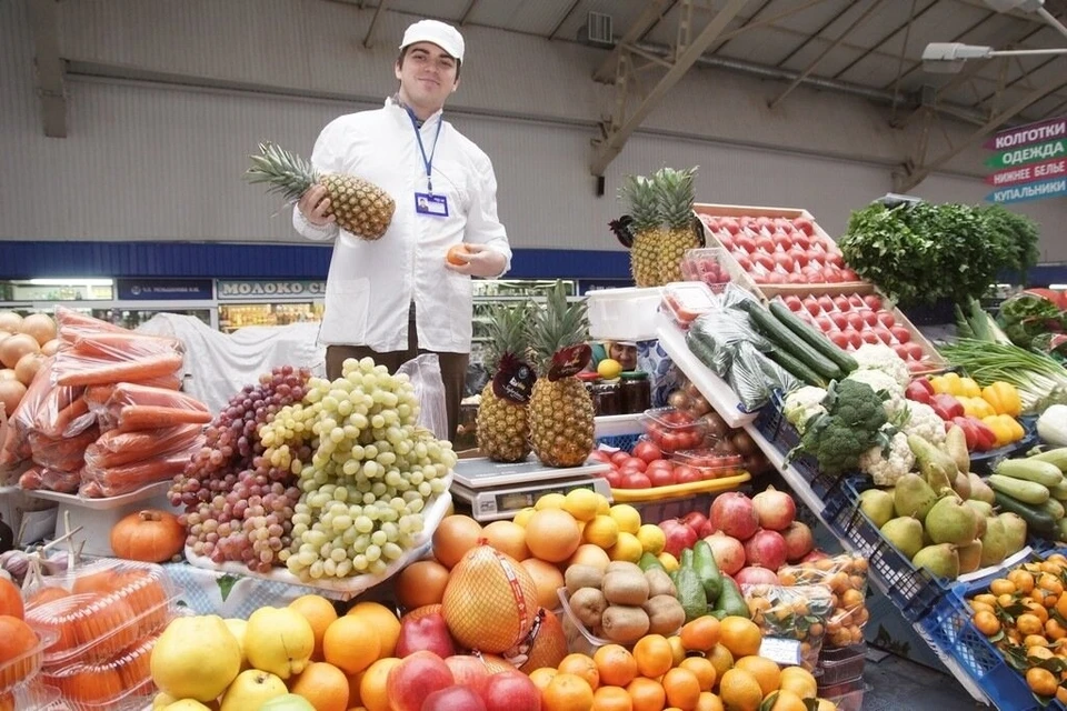 Продукты с рынка необходимо тщательно промыть