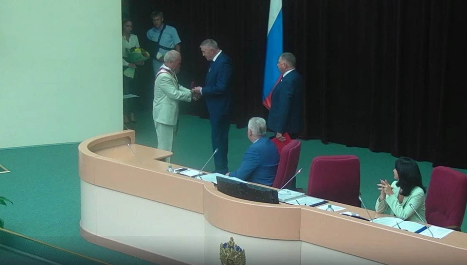 Награждение Александра Демченко