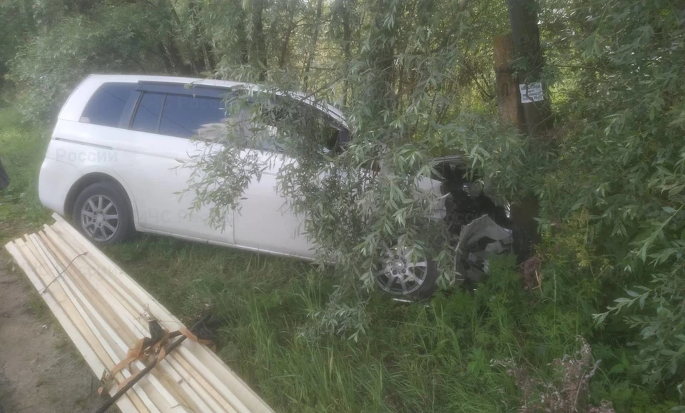 Фото с места аварии.