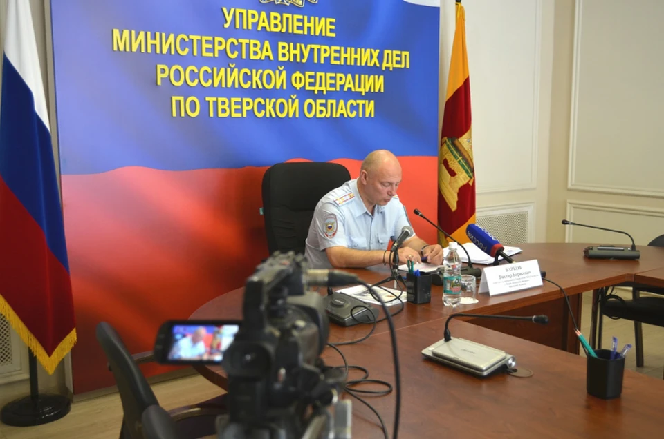 Замначальника полиции Виктор Барков озвучил статистику подростковой преступности Фото: УМВД России по Тверской области