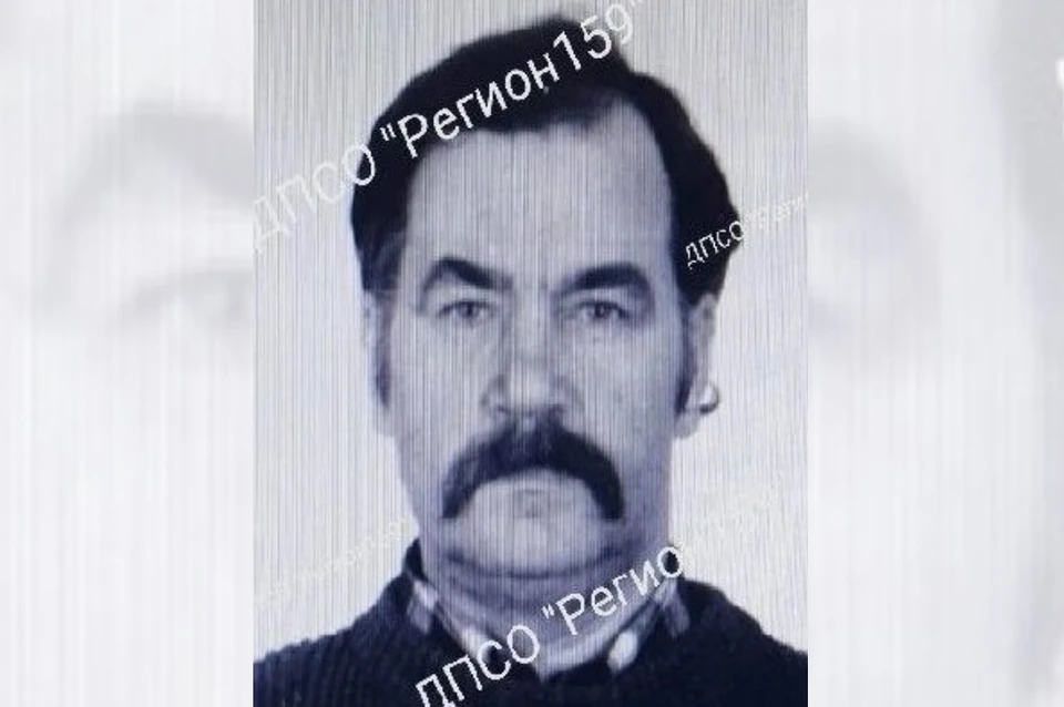 Пропавший мужчина. Фото: ДПСО "Регион 159"