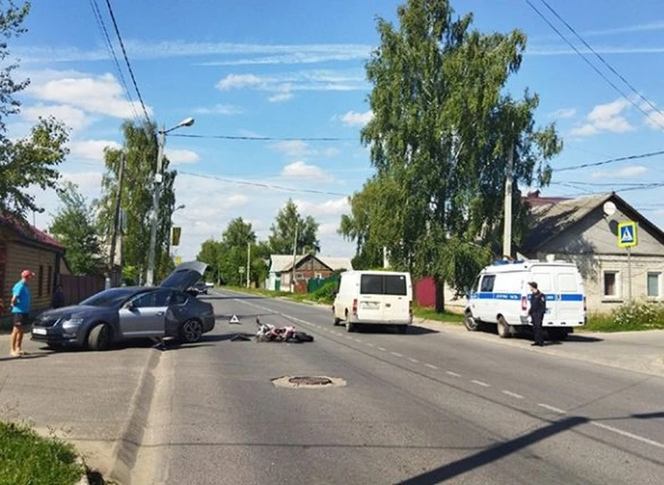Фото с места ДТП.