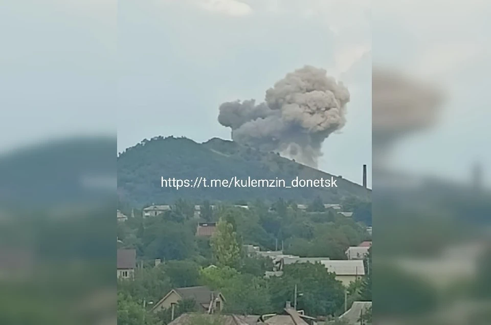 Украинские боевики открыли огонь по Петровскому району Донецка. Фото: Кулемзин/Тг