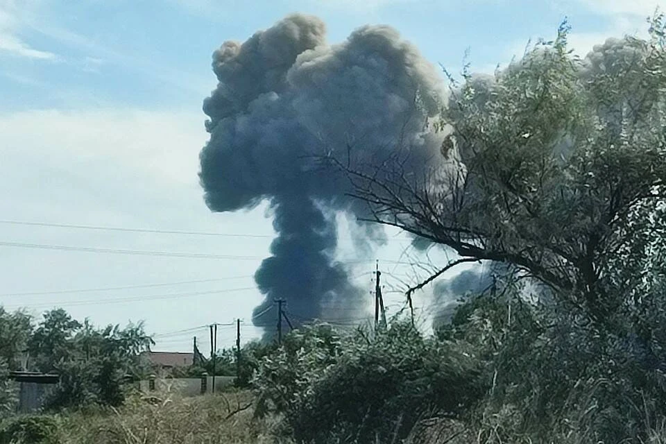 Названа основная причина взрыва на аэродроме Саки