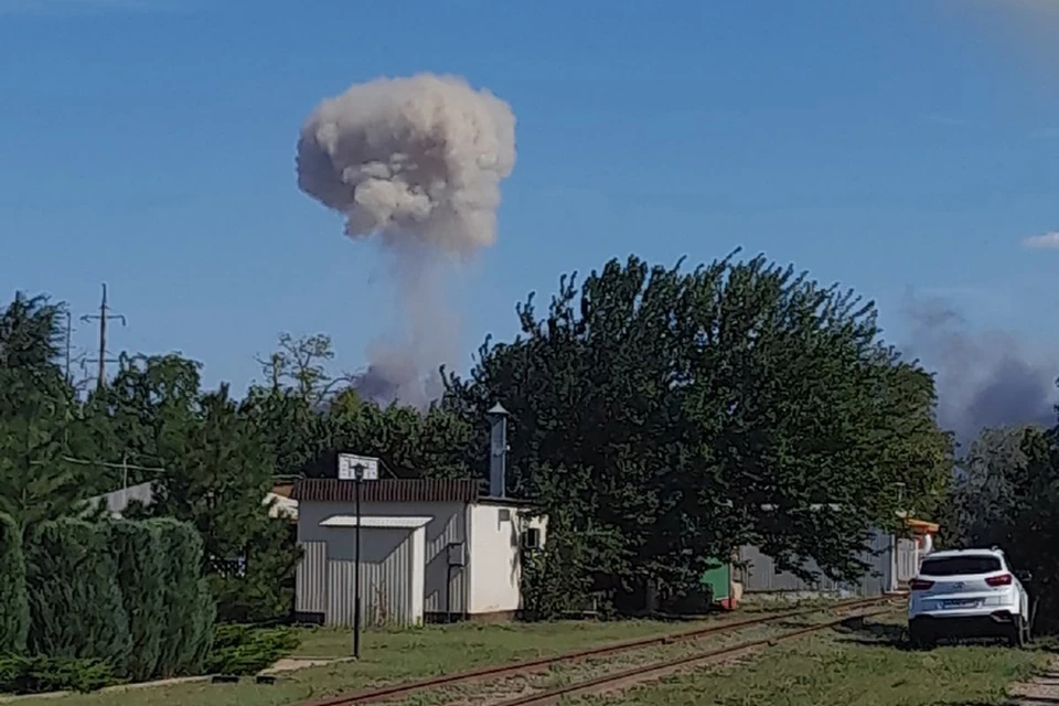 Обстановка в крыму на сегодняшний. Взрыв. Новофедоровка взрывы.